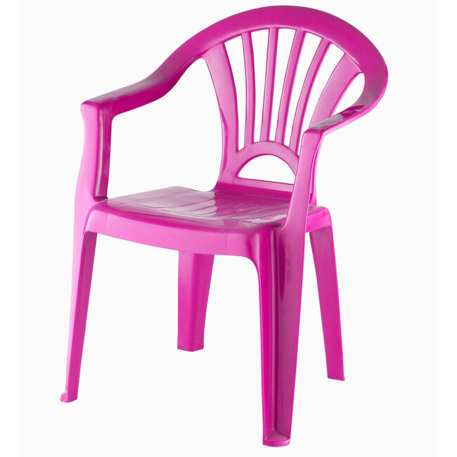 Benson Kleurrijke kinderstoel - kunststof - 51 cm - met armleuningen