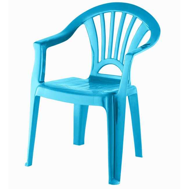 Benson Kleurrijke kinderstoel - kunststof - 51 cm - met armleuningen