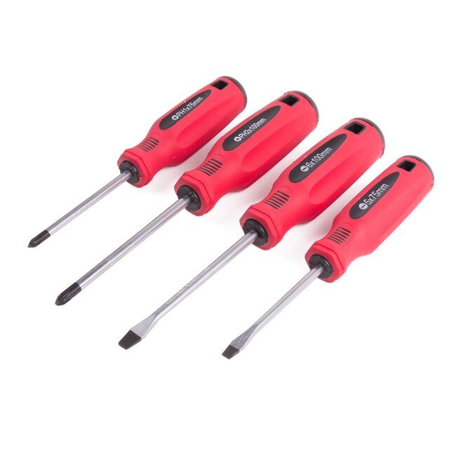 Benson Schroevendraaierset - Kruiskop Philips - Ergonomische Handgreep - 4-delig - Inclusief Opbergdoos