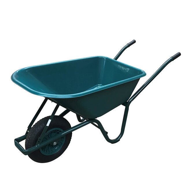 Benson Kruiwagen - 85L - Gelast Onderstel - Kunststof Bak - Voor Tuin en Bouw