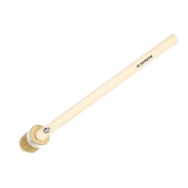 Benson Kwast Bokkepoot - Maat 10 - Houten Steel - Stevige Haren - Gladde Afwerking