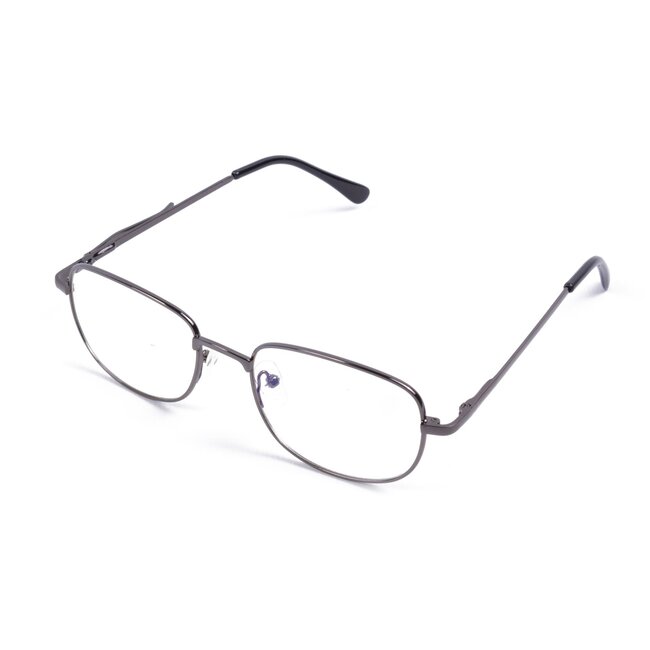 Benson Leesbril met clip - titanium frame - sterkte +2.00 - zwart