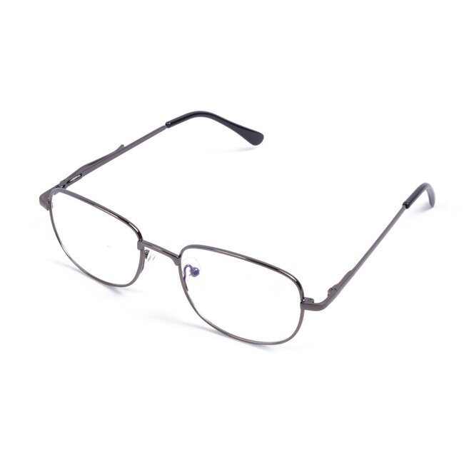 Benson Leesbril met Clip - Titanium Frame -  Sterkte +3.50 - Zwart