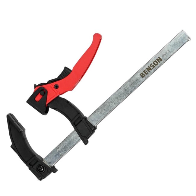Benson Lijmklem Quick Release - Ratelklem met snelle ontgrendeling - 90 x 250 mm - 60kg klemkracht