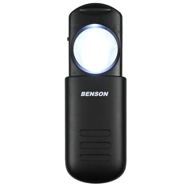 Benson Loupe met LED verlichting - 8x35 mm lens - ABS plastic - Inclusief batterijen