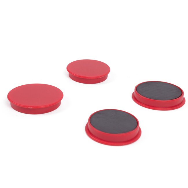 Benson Set magneten - 35 mm - kleurenmix - 4 stuks - rond