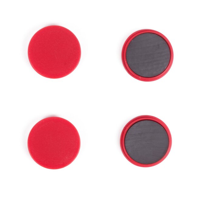 Benson Set magneten - 35 mm - kleurenmix - 4 stuks - rond