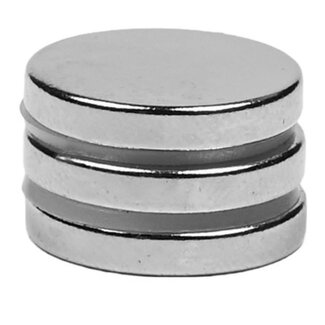 Benson Supersterke magneet - Ø 18 x 3 mm - set van 3 - hoge houdkracht