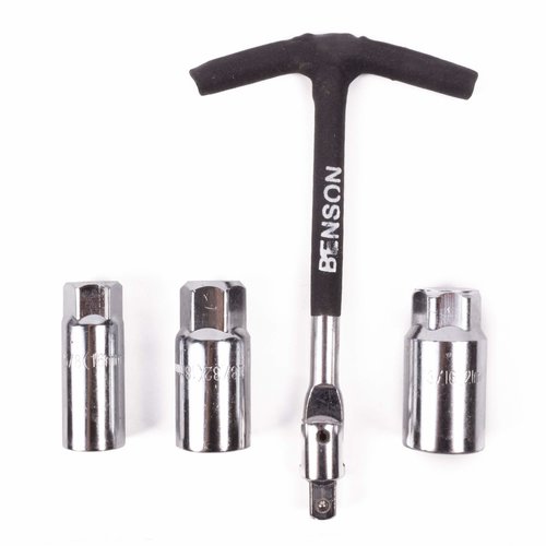 Benson Automonteur Sleutel Set - Aansluiting 3/8 inch - 16 mm - 18 mm - 21 mm Benson Automonteur Sleutel Set - Aansluiting 3/8 inch - 16 mm - 18 mm - 21 mm