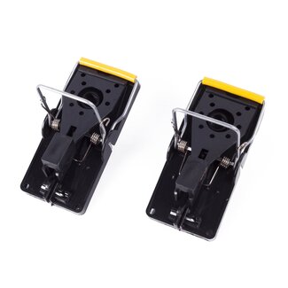 Benson Compacte en herbruikbare muizenvallen - set van 2 - 10 x 5 cm - plastic