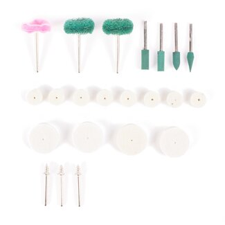 Benson Accessoireset multitool - polijsten en reinigen - 23 delig