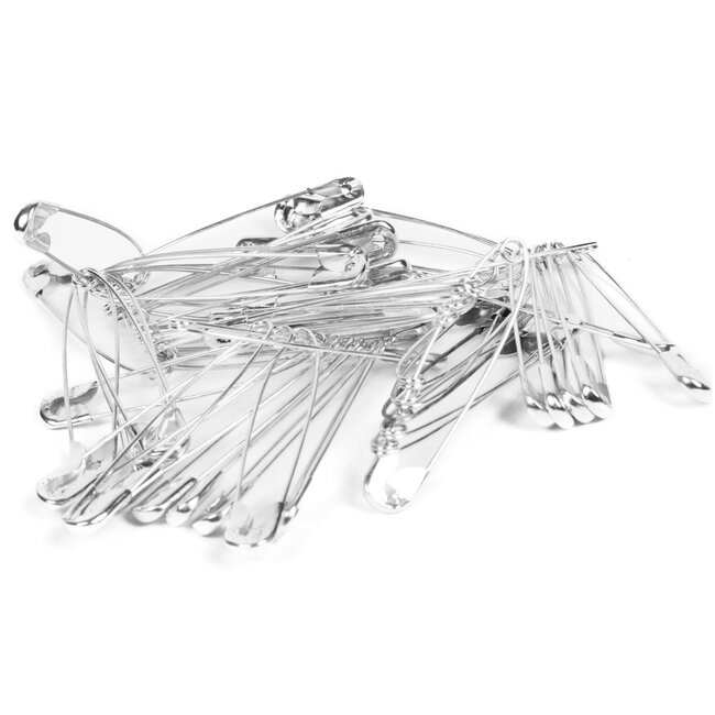 Benson Veiligheidsspelden set - 4 maten - Zilver - Stevig en duurzaam