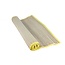 Benson Oprolbare strandmat - riet - 60 x 180 cm - gekleurde rand