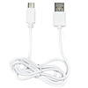 Benson Mobiele Oplader - USB naar Type C Kabel - 1 meter - Wit Benson Mobiele Oplader - USB naar Type C Kabel - 1 meter - Wit