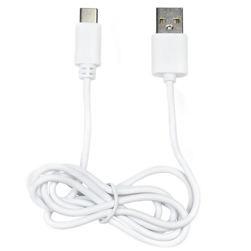 Benson Mobiele Oplader - USB naar Type C Kabel - 1 meter - Wit Benson Mobiele Oplader - USB naar Type C Kabel - 1 meter - Wit