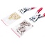 Benson Gatentang set - Revolvertang - Inclusief 3 accessoires - Rood - 3-delig