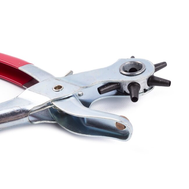 Benson Gatentang set - Revolvertang - Inclusief 3 accessoires - Rood - 3-delig