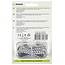 Benson USB naar Type C kabel - Nylon - 2 meter - Wit/Zwart - 2.1A