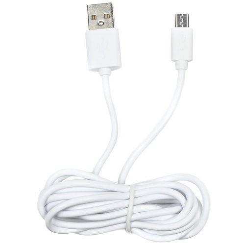 Benson Mobiele Oplader - USB naar Micro USB Kabel - 1 meter - Wit Benson Mobiele Oplader - USB naar Micro USB Kabel - 1 meter - Wit