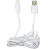 Benson Mobiele Oplader - USB naar Type C Kabel - 2 meter - Wit Benson Mobiele Oplader - USB naar Type C Kabel - 2 meter - Wit