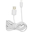 Benson USB naar Lightning kabel - 1 meter - wit - 2.1A - PVC en koper