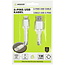 Benson USB naar Lightning kabel - 1 meter - wit - 2.1A - PVC en koper