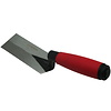 Benson Troffel - Gehard Staal - 125 x 50 mm - Soft Grip - Rood Benson Troffel - Gehard Staal - 125 x 50 mm - Soft Grip - Rood