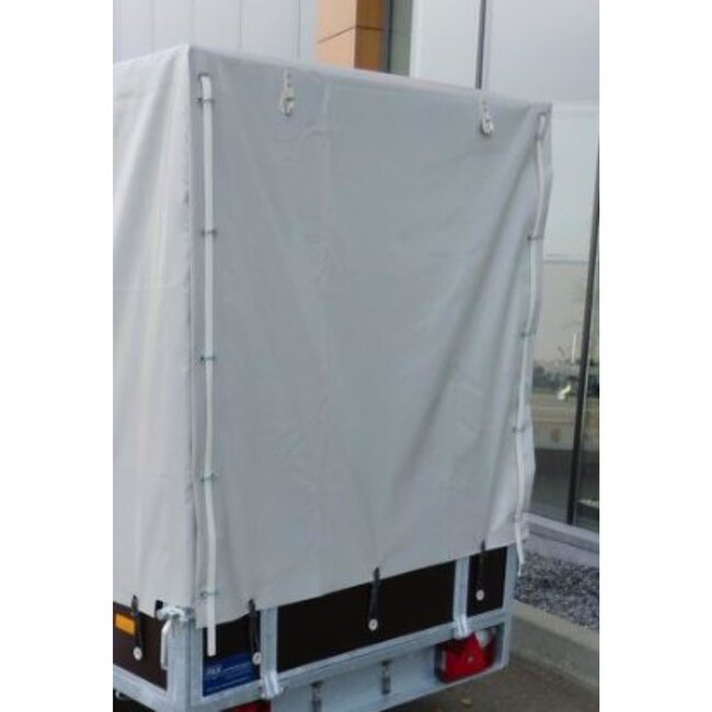 Benson Rechthoekige ogenset - 4 stuks - ijzerverzinkt - met vloerplaat - 73mm