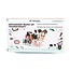 Benson Transparante make-up organizer - 16 vakjes - 22,3 x 12,7 x 8 cm
