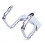 Benson Stevige ophanghaken met schroeven - set van 2 - zilver - 25 kg belasting