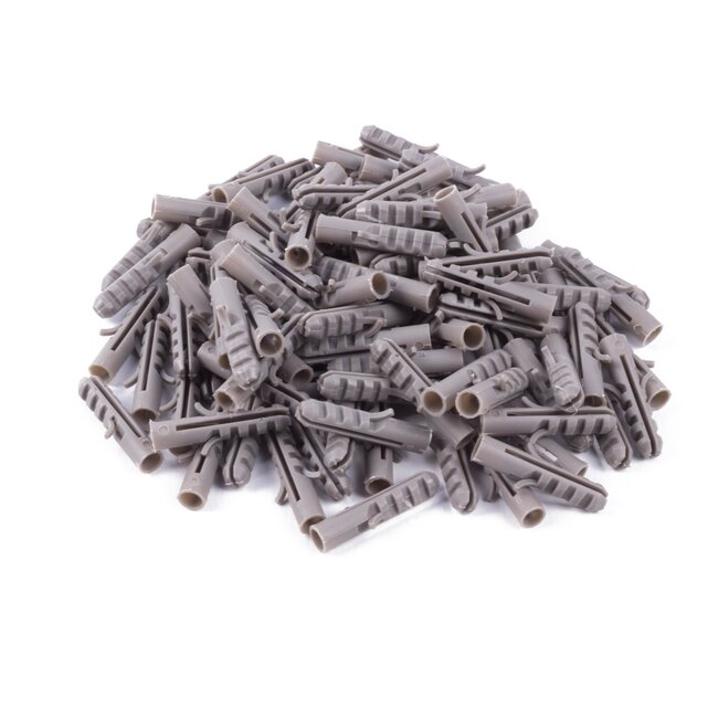 Benson Nylon pluggen - 5 mm x 25 mm - 100 stuks - stevige bevestiging - veelzijdig gebruik