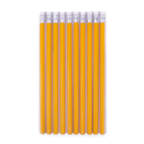 Benson Potloden met Gum - 10 Stuks Benson Potloden met Gum - 10 Stuks