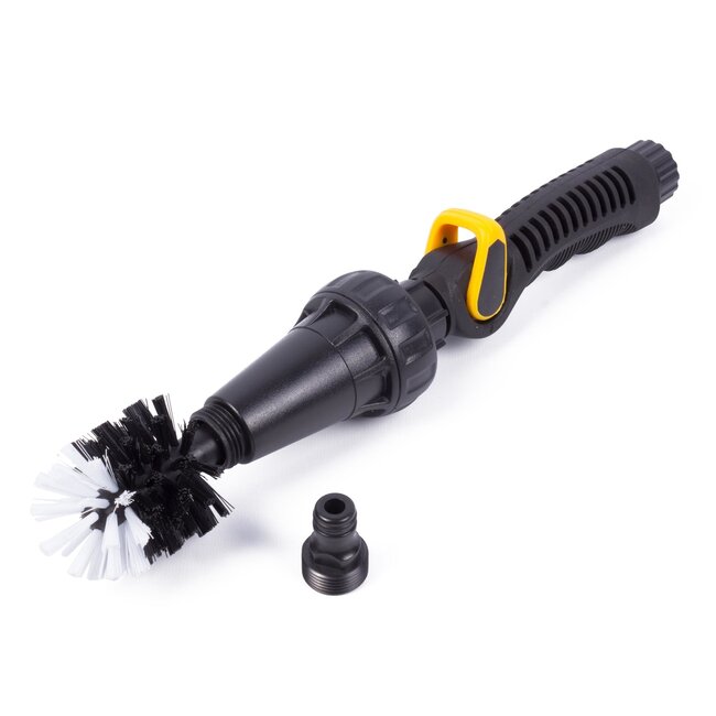Benson Roterende reinigingsborstel - Ø 60 mm - Past op elke tuinslang - Voor velgen, fietsen en meer