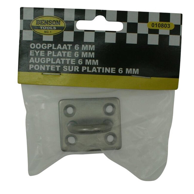 Benson Oogplaat - RVS - Ø 6 mm - Duurzaam en Betrouwbaar