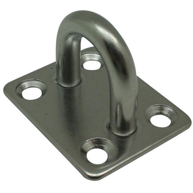 Benson Oogplaat - RVS - Ø 8 mm - Stevig en Duurzaam - 40 x 45 mm