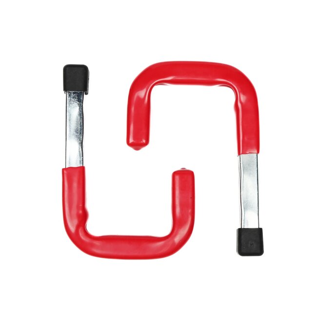 Benson Ruimtebesparende ophanghaken - 12 x 8 cm - set van 2 - 40 kg draagvermogen