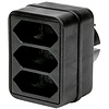 Benson Stekker Triplo - 3 voudig - 1500 Watt - Zwart Benson Stekker Triplo - 3 voudig - 1500 Watt - Zwart