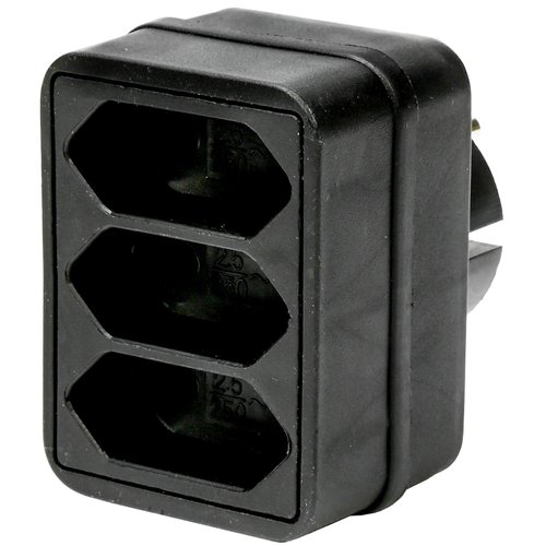 Benson Stekker Triplo - 3 voudig - 1500 Watt - Zwart Benson Stekker Triplo - 3 voudig - 1500 Watt - Zwart