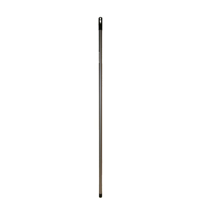 Benson Bezemsteel met schroefdraad - 120 cm - Zilver - Kunststof - Comfortabele grip