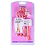 Benson Wegwerp scheermesjes - 3 bladen - roze - 4 stuks - flexibele kop - gladscheerstrip