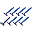 Benson Wegwerpscheermesjes - 2 bladen - blauw - 8 stuks - soepele scheerbeurt