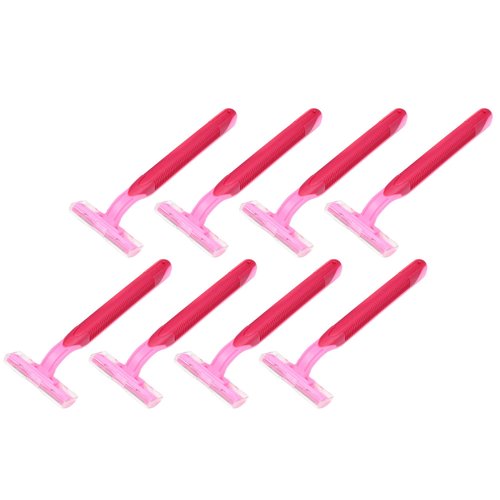 Benson Scheermesjes - Wegwerp - 2 Bladen - Roze - 8 Stuks Benson Scheermesjes - Wegwerp - 2 Bladen - Roze - 8 Stuks