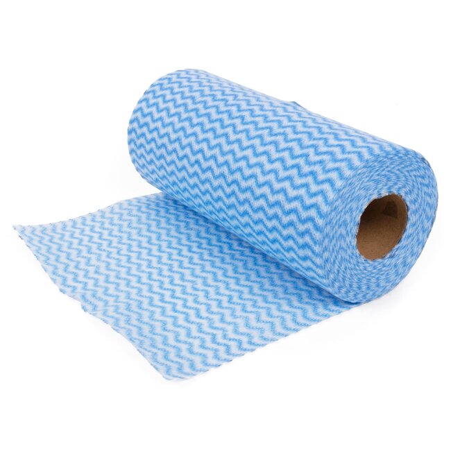 Benson Schoonmaakdoekjes op rol - 50 stuks - 20 x 40 cm - blauw - olie- en vetbestendig