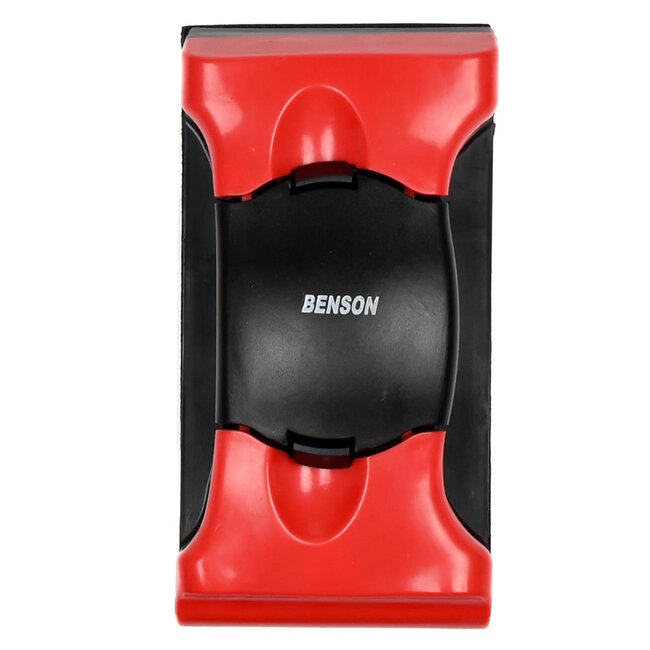 Benson Schuurblok - Klemmechanisme - Schuimrubber Pad - Rood/Zwart