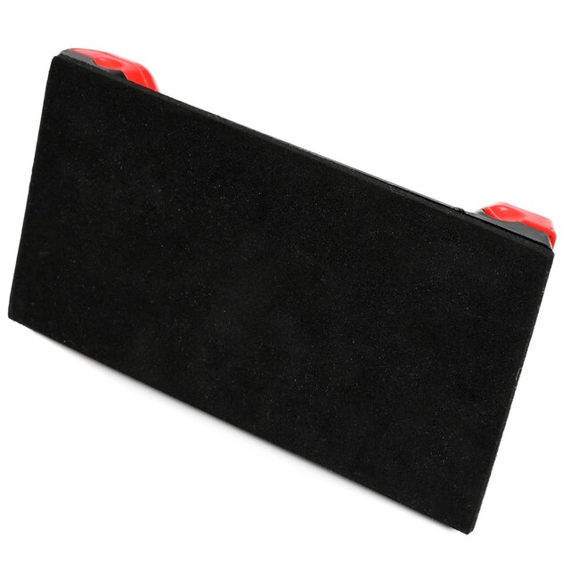 Benson Schuurblok - Klemmechanisme - Schuimrubber Pad - Rood/Zwart