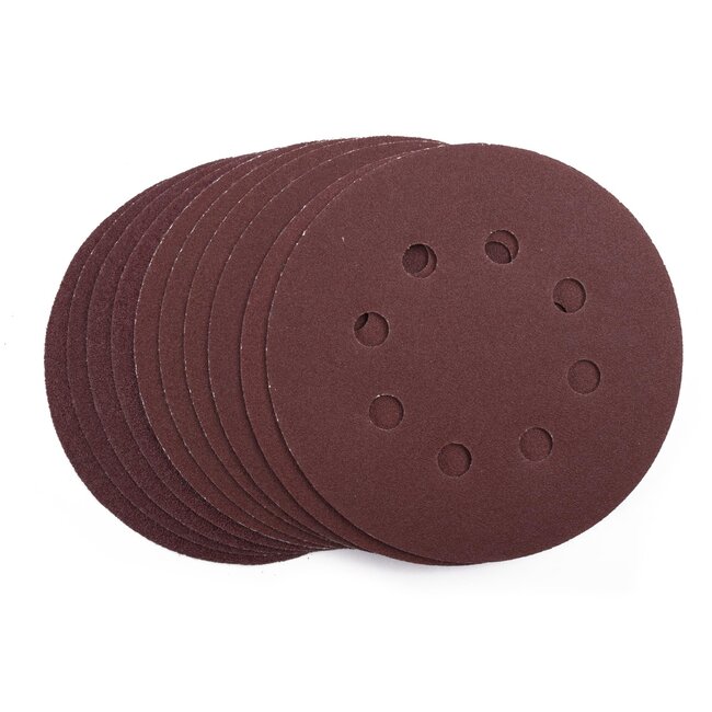 Benson Schuurschijven set - Ø 125 mm - Korrel 80/120/150 - 10-delig