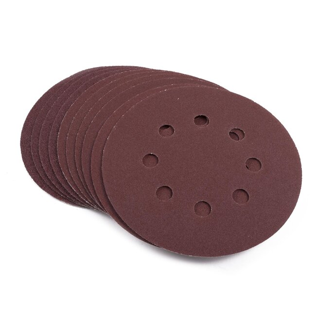 Benson Schuurschijven set - Ø 125 mm - Korrel 80/120/150 - 10-delig