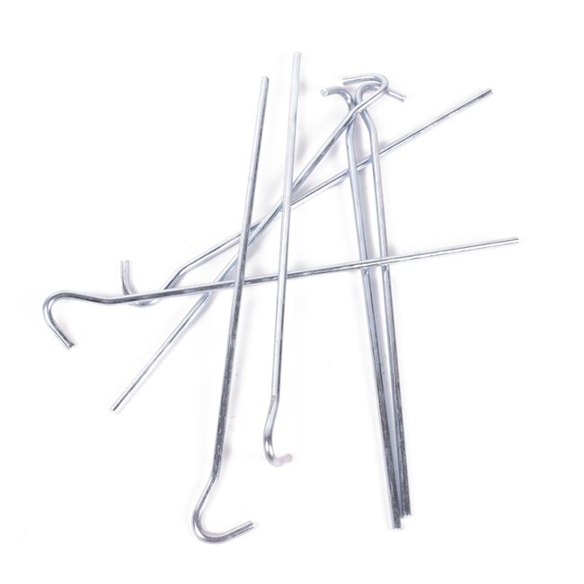 Benson 7-delige set tentharingen - verzinkt metaal - 22,7 cm - roestbestendig