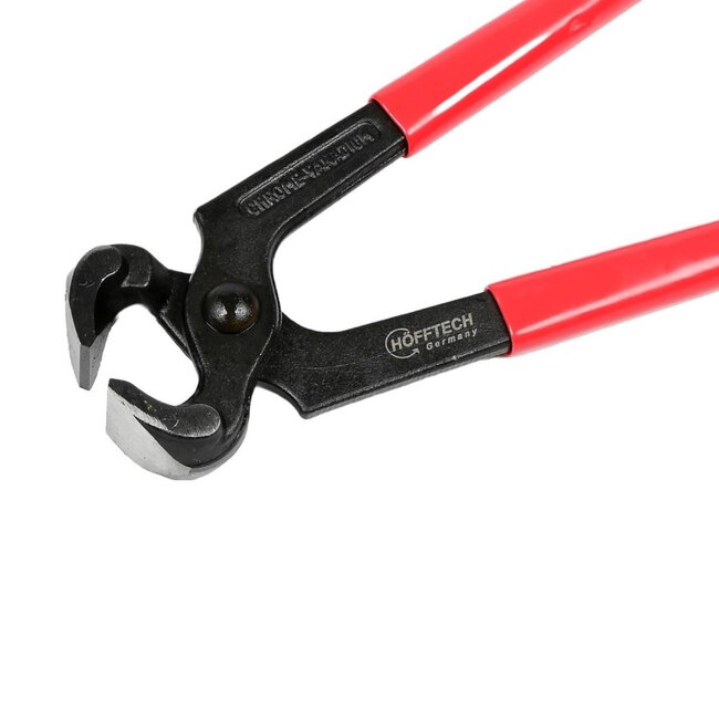 Hofftech Nijptang - Metaal - Rood handvat - 20 cm - Voor draaien en knippen