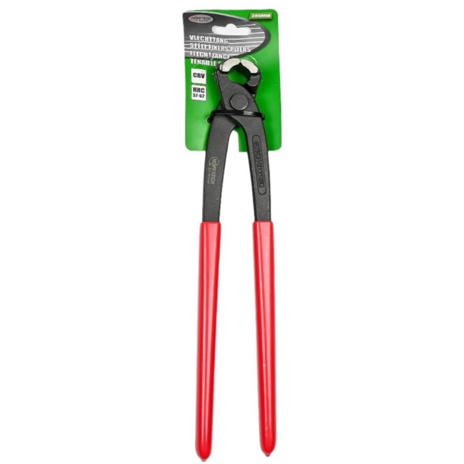Hofftech Vlechttang - Extra gehard - Metaal - Rood - 28 cm
